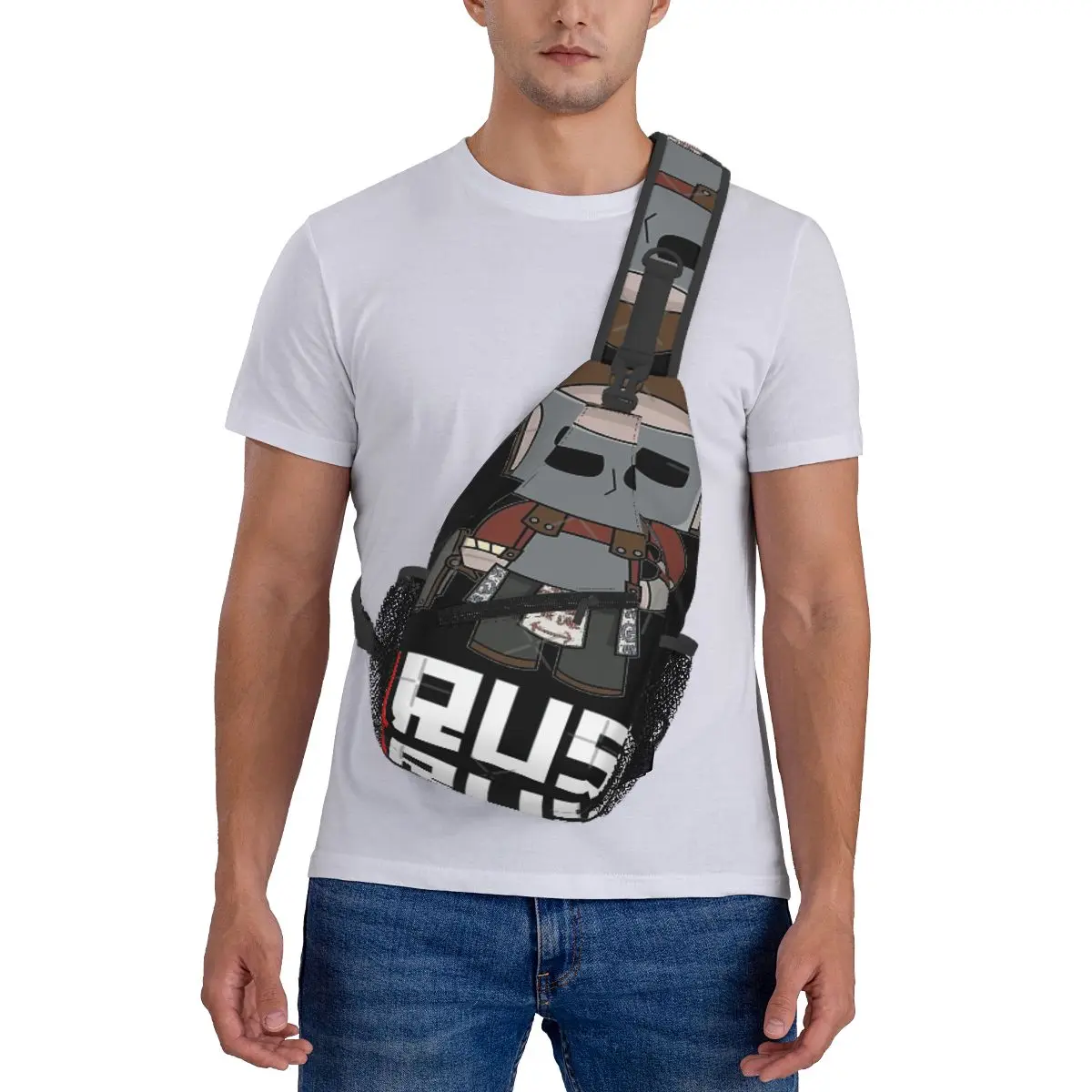 Rust Game Customizable Chest Bag, Presente portátil retro, Nice Merch Gift