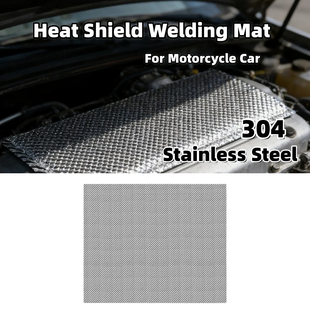 Car Engine Heat Shield Turbo Downpipef Manifold Heat Shield Welding Mat Stainless Steel 12mm Guards Heat Shield For Motorcycle