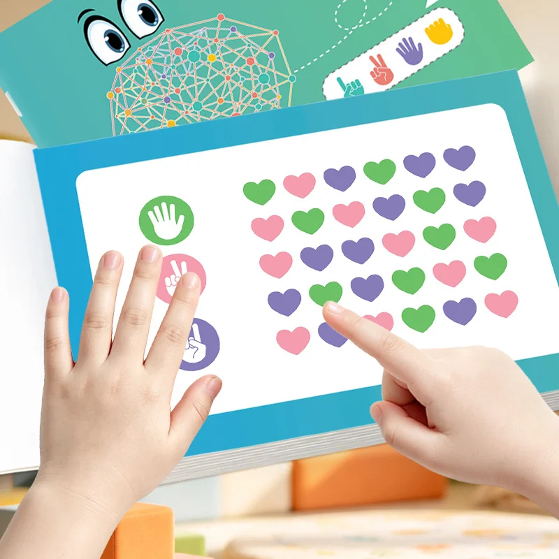 Hand Eye Coordination Brain Activity Exercise Book, Brain Development Activity Exercise 32 High-definition Pages
