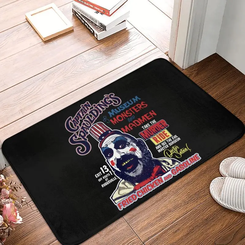 Captain Spaulding Doormat Anti-Slip Kitchen Bath Mat Toilet Door Floor Entrance Carpet Rug