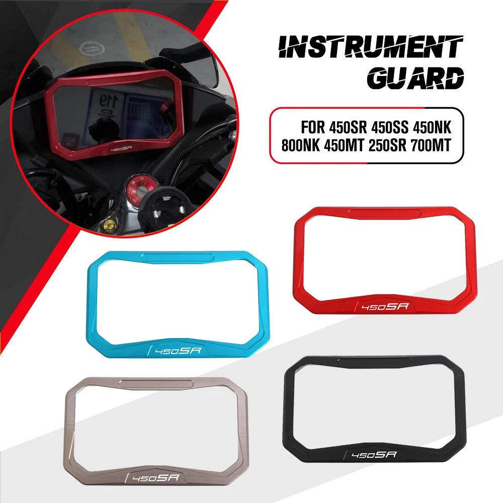 Motorcycle Meter Frame Theft Guard Screen Instrument Protector For CFMOTO 450SR 450SS 450NK 800NK 450MT 250SR 700MT 800MT