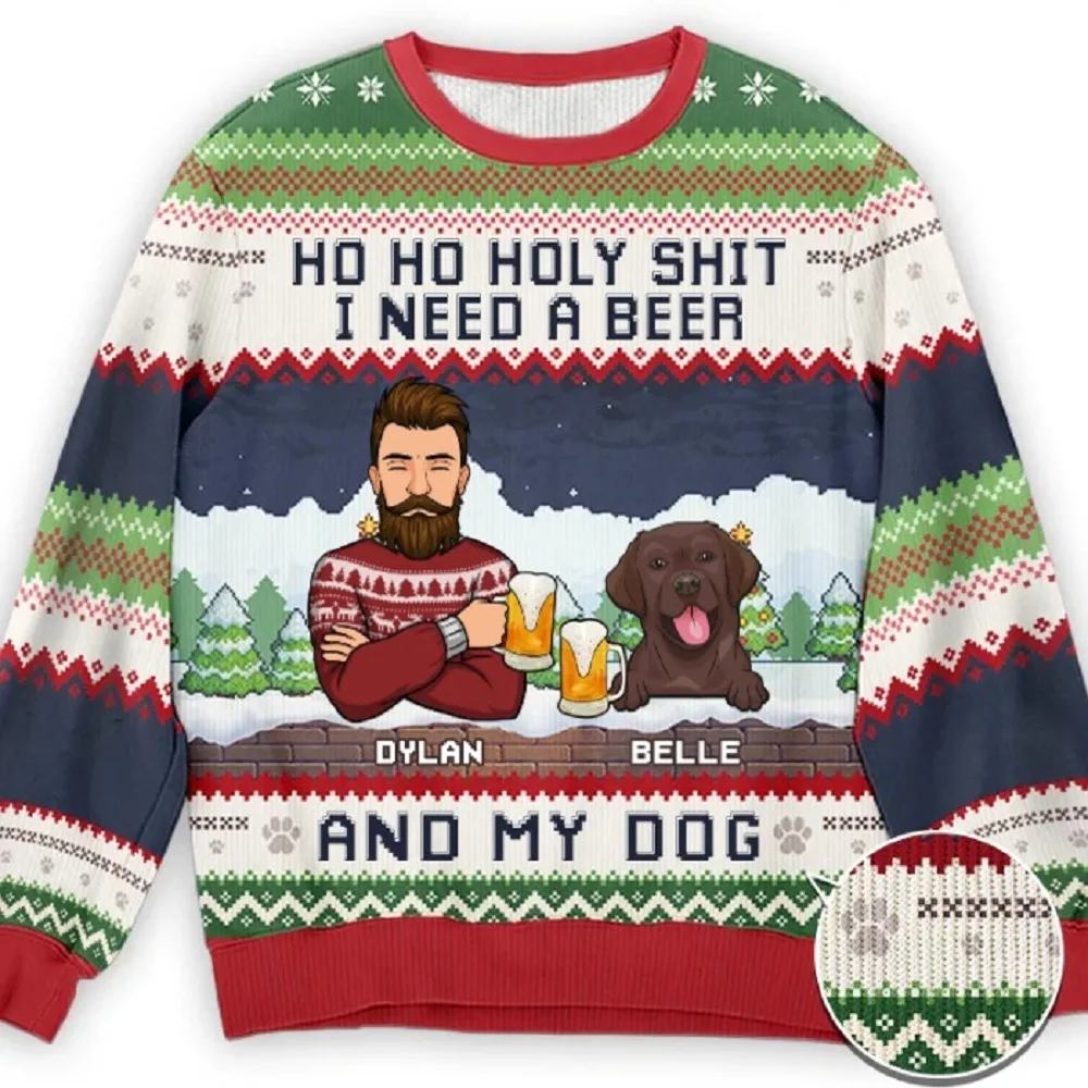 Funny Ugly Christmas 3D Print Cat Sweater Men Women Sweaters Jumpers Tops Holiday Party Pullover Hoodie Sweatshirt Large Size