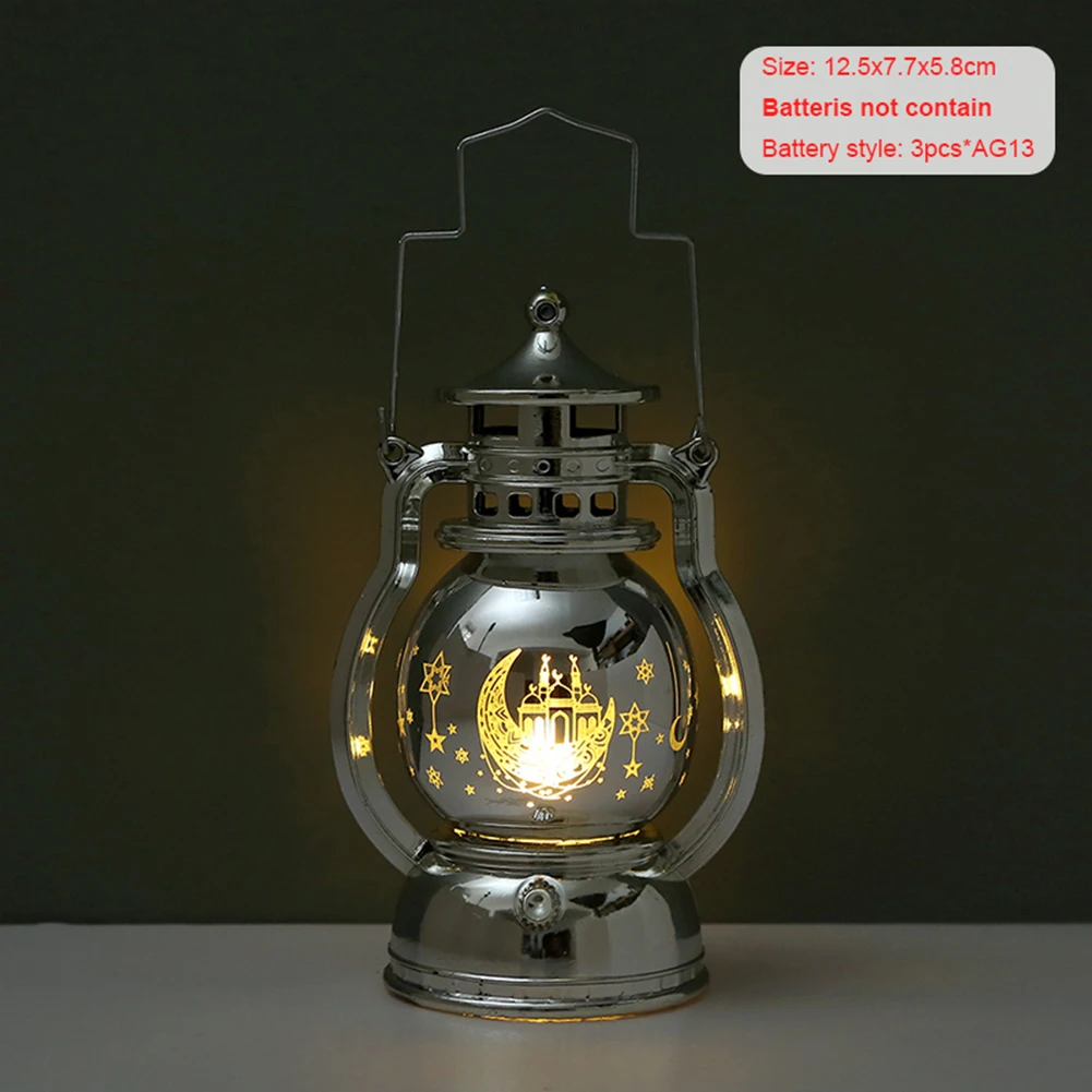 Portatile Mini LED portachiavi lanterna Design portachiavi portachiavi luce lampada regalo lanterna Ramadan per la decorazione del partito islamico musulmano