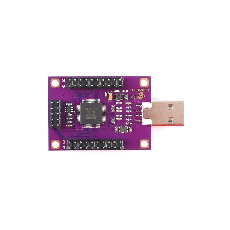 FT4232 four-channel USB to serial port UART/SPI/I2C/JTAG/RS232/RS485/RS422 module