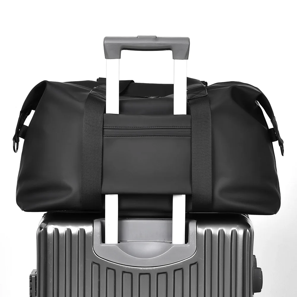 Short trip handbag men's casual travel bag shoulder crossbody fitness bag wet and dry separation large capacity