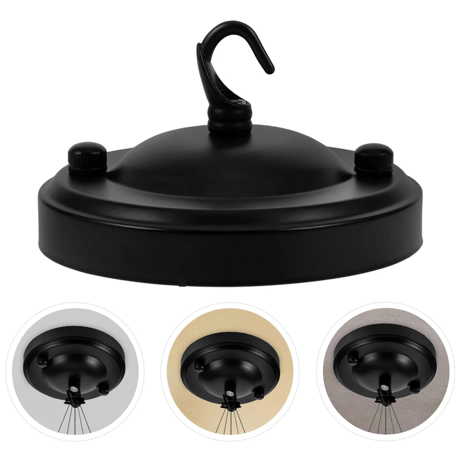 

1Set Retro Ceiling Light Plate Metal Canopy Stable Chandelier Mounting Plate for Pendant Lamps Nursery Room Restaurant