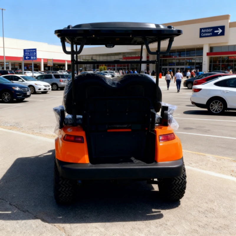 تعزيز خاص عربة جولف كهربائية تعمل بالطاقة الشمسية 48 فولت 8 مقاعد عالية الطاقة بسعر منخفض عربة جولف معتمدة من CE #5