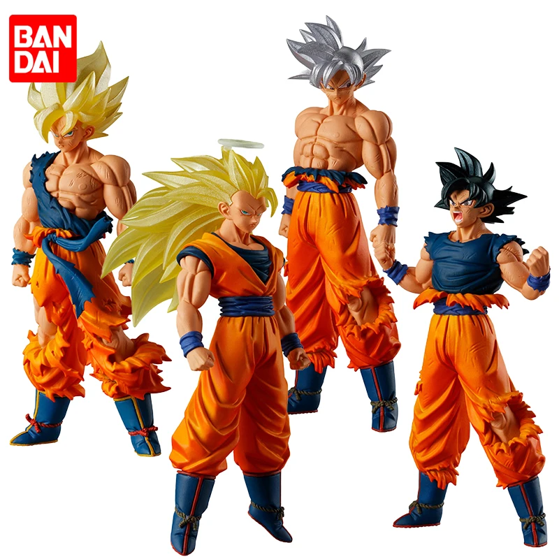 ln Stock BANDAI Dragon Ball Super HG HIGH GRADE REAL FIGURE 01 SON GOKU EDITION PVC Anime Action Figures Model Collection Toy