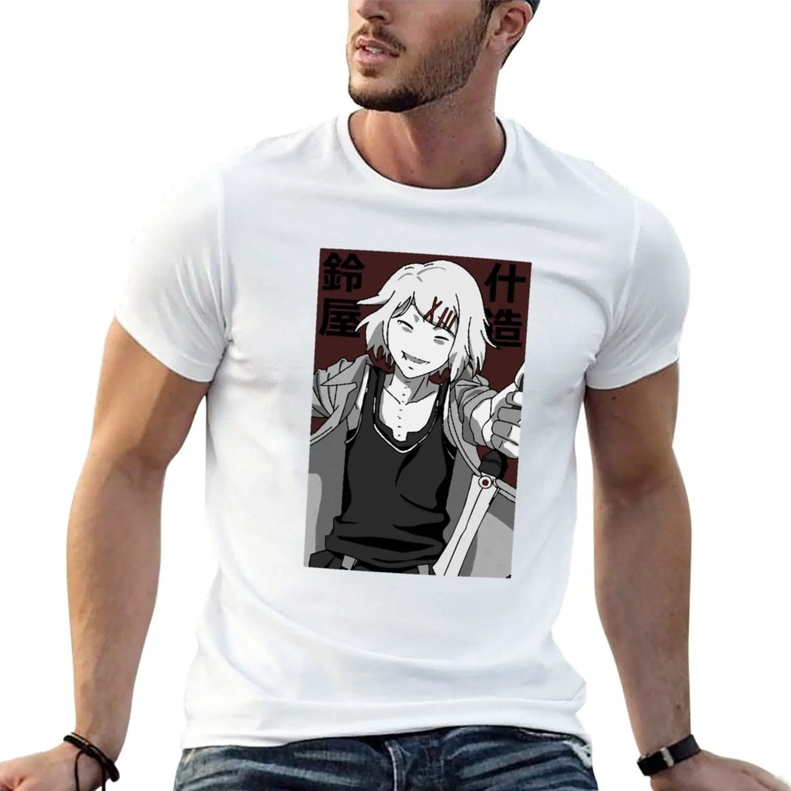 New Juuzou Suzuya T-Shirt boys t shirts black t shirt hippie clothes mens plain t shirts