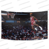 Jordan Dunk 3D Printing Tapestry Funny  College Bedroom Dorm Room Living Room Outdoor Decor Jordan Basketball Tapestry