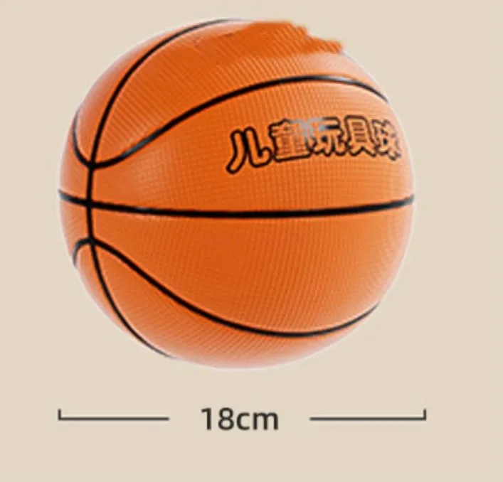 Portaoggetti da basket per bambini da interno per bambini da 3 a 6 anni, giocattolo da appendere alla casa, telaio da tiro senza perforazione