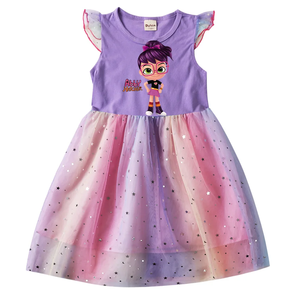 

Abby Hatcher Children Princess Dress Toddler Birthday Party Casual Dresses Teenagers Girls Costume Summer Vestidos Wedding dress
