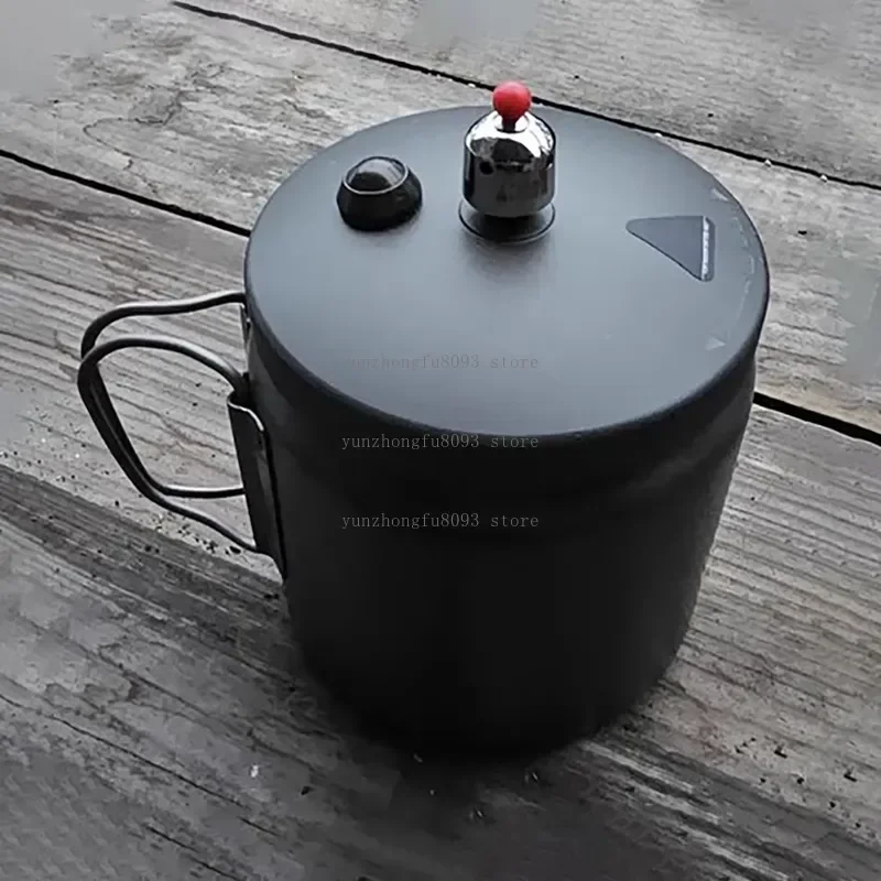 Outdoor Mini Pressure Cooker 3.1 Plus, 1015ml Lightweight Hard Anodized Aluminum Alloy Pot for Camping and Hiking