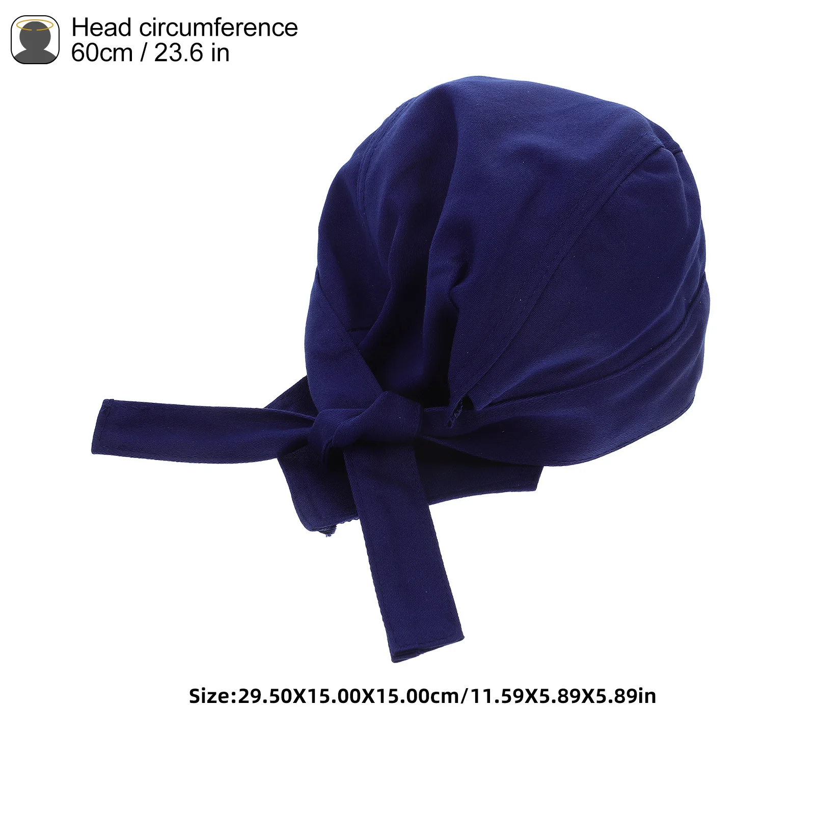 Boné de soldador de algodão azul, engrossado, retardador de chama, ajustável, à prova de poeira, chapéu protetor de cabeça, respirável, segurança, bandana, roupa de trabalho