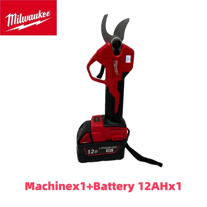 

Milwaukee Pruning Shears Cordless Brushless Electric Scissors Fruit Tree Bonsai Garden Cutter tools For Milwaukee18V Battery Pin