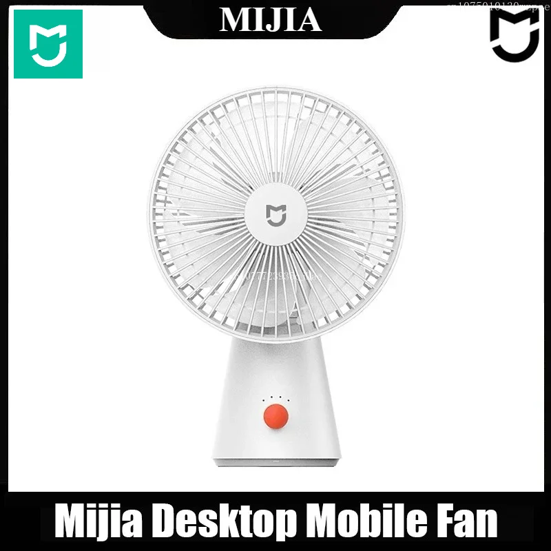 

Настольный мобильный вентилятор MIJIA с зарядкой Type-C, аккумулятор 4000 мАч, сверхдолгое время работы, миниатюрный, малошумный, настольный и портативный, двойное назначение