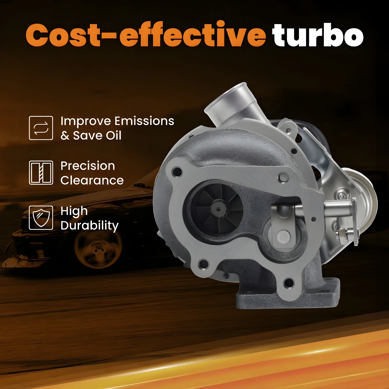 Turbo Turbocharger for Isuzu Trooper Holden Rodeo Opel Monterey 3.1L RHF5 Water - view 5
