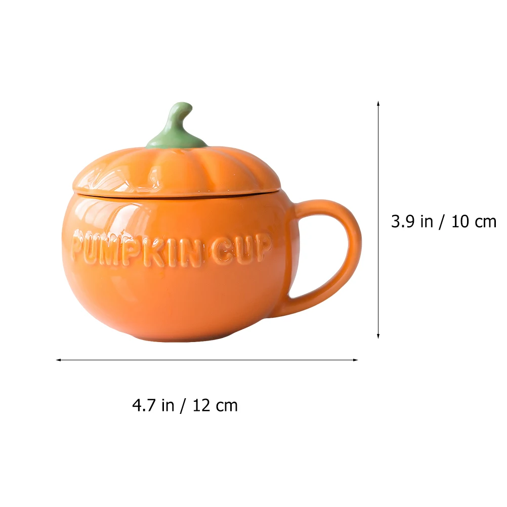 

1Pcs Pumpkin Shape Cup Ceramic Milk Coffee Tea Juice Container 300Ml Unique Gift Idea for Halloween Birthdays Anniversaries