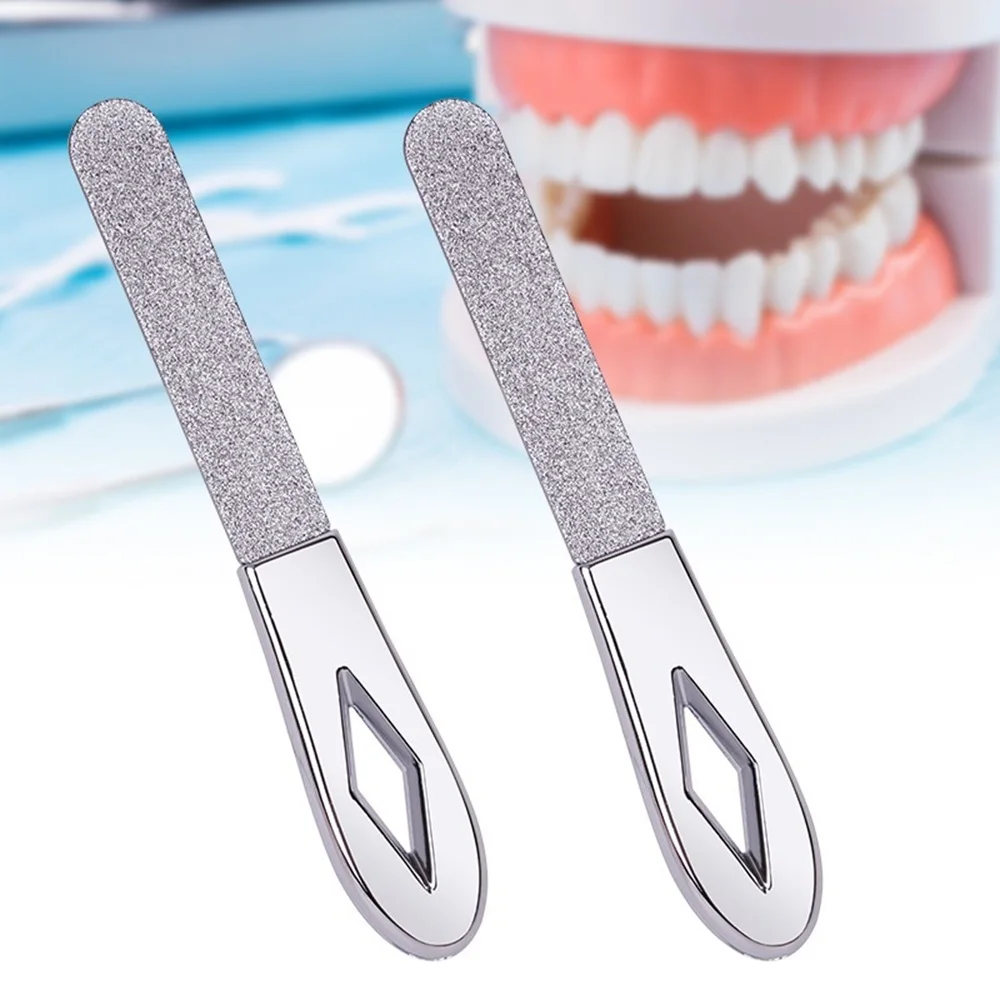 Stainless Steel Dental Teeth File Tooth Grinding  Rod Frosted Surface Wisdom Tooth Sandpaper Stick Buffer Polishing Tools