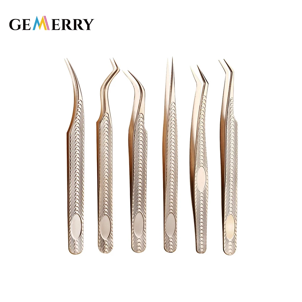 False Eyelashes Grafting Tweezers High-precision Easy Fan Eyelashes  Planting Grafting Tweezers Special Tools For eyelash Artist