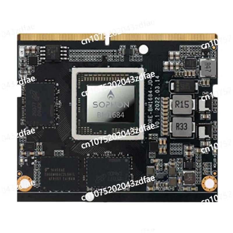 BM1684 core board, industrial control board octa-core 17.6T@INT8 high decoding capability NPU