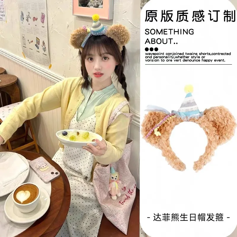 

Повязка на голову с бантом в горошек для фотосессий в парке развлечений