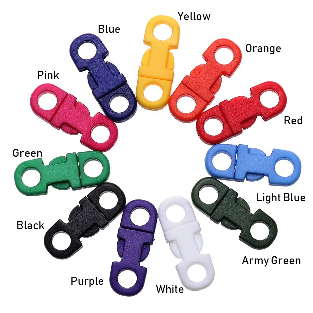 مشبك سوار مظلات منحني صغير الجانب ، حزام ياقة كلب ذاتي الصنع ، تخييم خارجي ، حقيبة ظهر ، 4 * #6