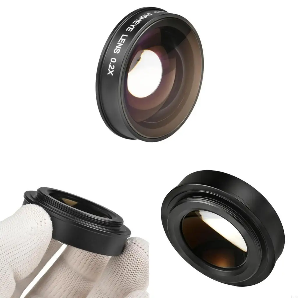 

F42D 37 мм 0,2X объектив «рыбий глаз» 37 мм сменный низкопрофильный фильтр для камеры с резьбой