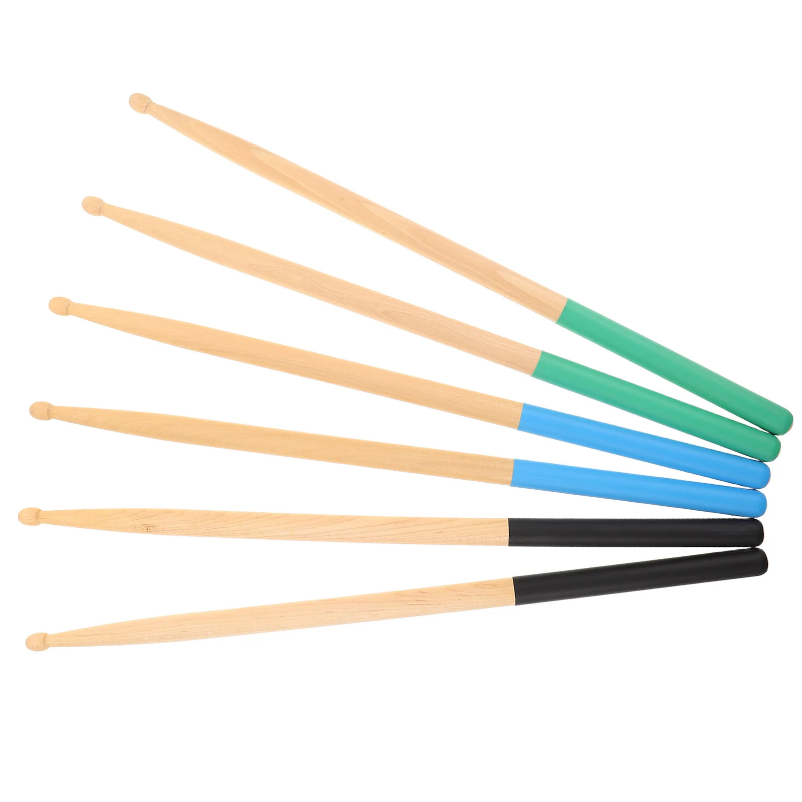 

Maple Wood Drumsticks Antislip Design Comfortable Handling For Electronic Acoustic Drums Practice Band Rehearsal Teaching