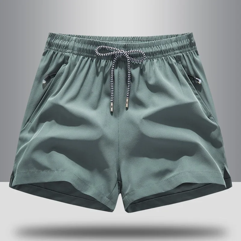 

Men's quick drying shorts summer thin loose casual sports pants breathable fitness outdoor running training three quarter pants