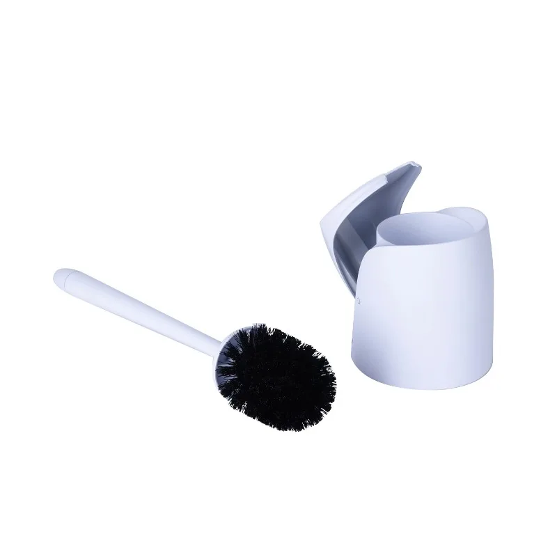 

Self Closing Plastic Toilet Brush, White(4 pack)