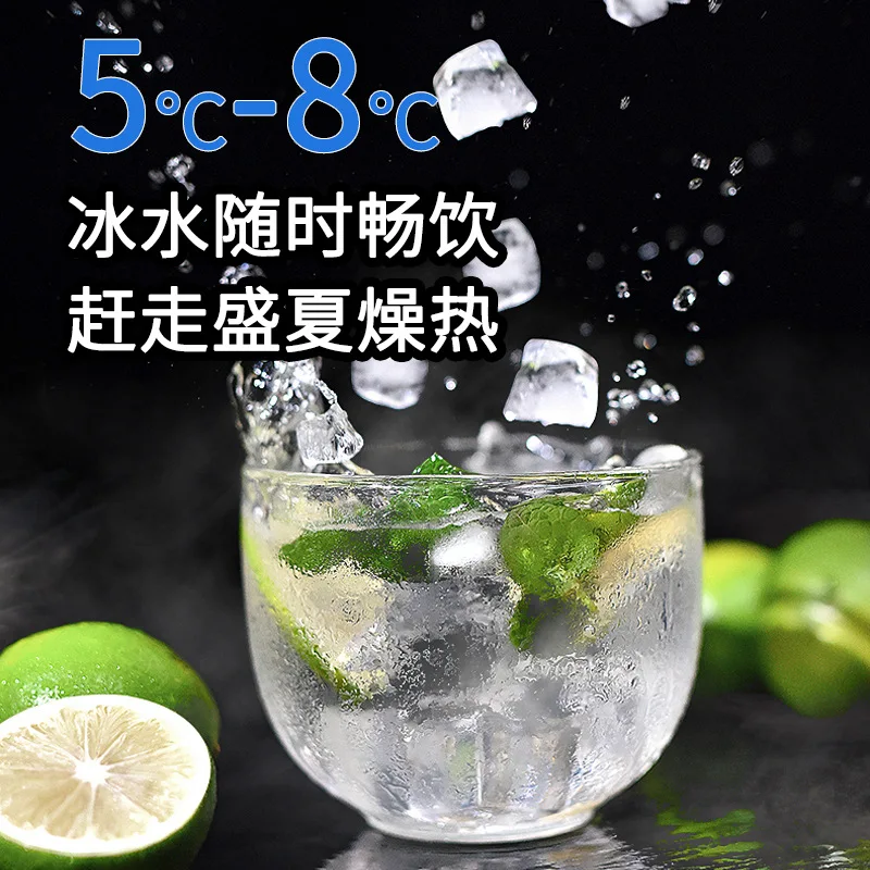 Ice-hot integrated embedded direct drinking machine Household water tank-free silicone water dispenser Embedded hot