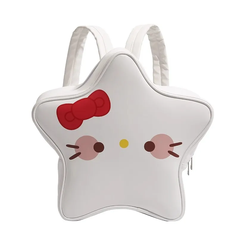 MINISO милый креативный рюкзак с пентаграммой большой емкости рюкзак Hello Kitty Рюкзак Детские сумки для девочек