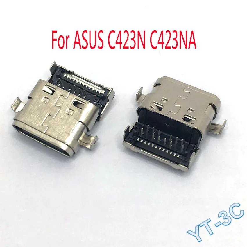 2PCS Neue Für ASUS C423N C423NA USB C USB 3,1 Typ-C USB Lade Buchse Port Stecker DC power Jack Stecker