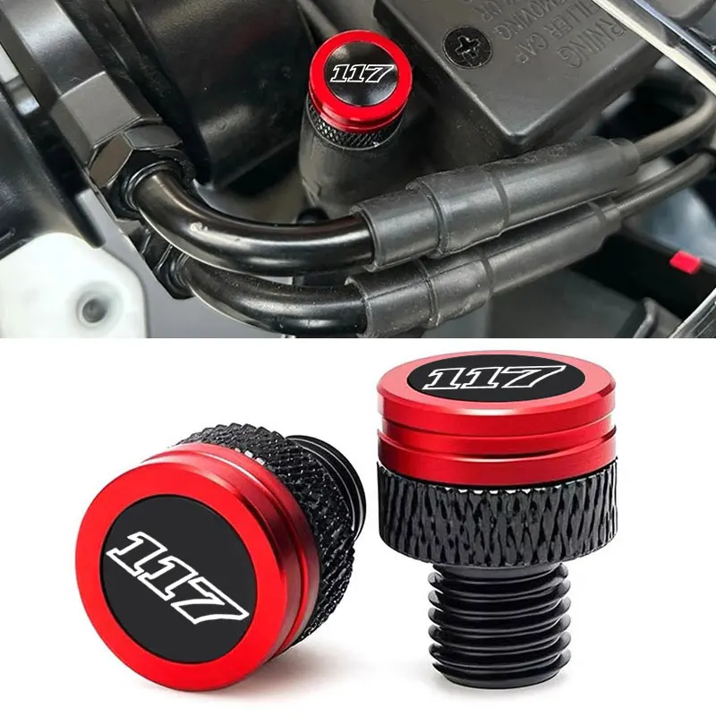 ฝาปิดรูกระจกมองข้าง CNC สำหรับรถมอเตอร์ไซค์ฮาร์เลย์ ซอฟเทล โลว์ไรเดอร์ เอสที เอฟเอ็กซ์แอลอาร์เอสที เอฟเอ็กซ์อาร์เอสที เบรกเอาท์ ทัวริ่ง ซีวีโอ 117