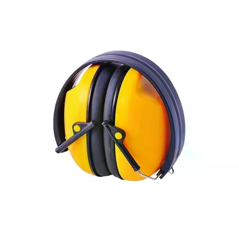 Industrial Head-Mounted Ear Muffs Soundproof Noise-Reducing Ear Protection For Factory Use Comfortable Padded Headband