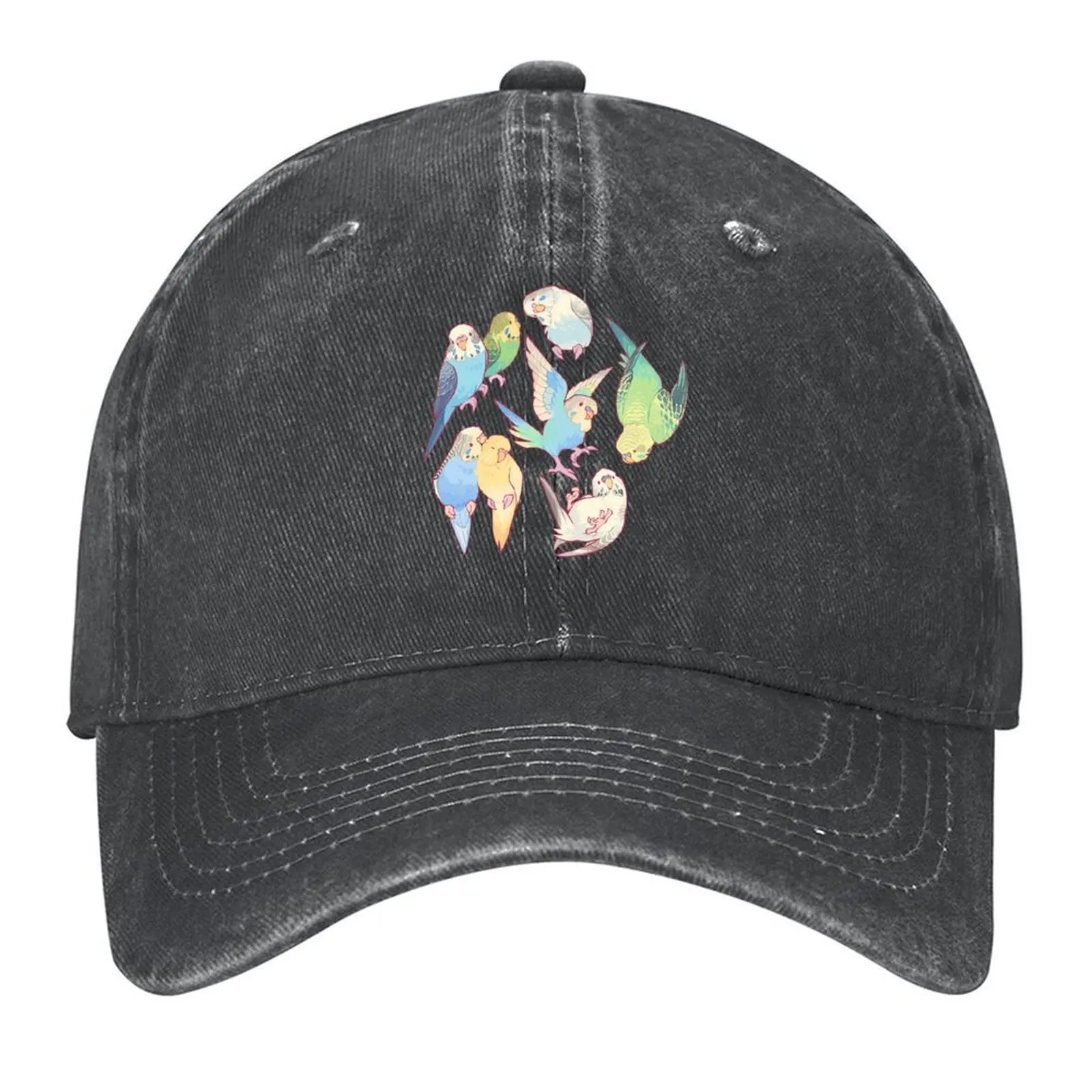 Budgie bunch chicle helado con sabor gorra de béisbol sombrero personalizado gorra de pesca gorra de hombre de lujo sombreros únicos hombres mujeres