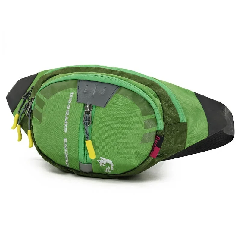 Travel Waist Bag Zipper Outdoor Sports Shoulder Bag Running Belt Purse Phone Men's and Women's Nylon Fashion Large-Capacity