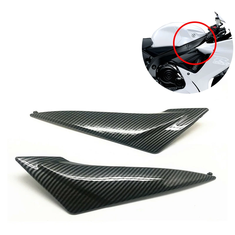 탄소 섬유 가스 탱크 사이드 트림 커버 패널 페어링, GSXR 600 750 GSXR600 K11 2011 2012 2013 2014 2015 2016 2017 2018 2019