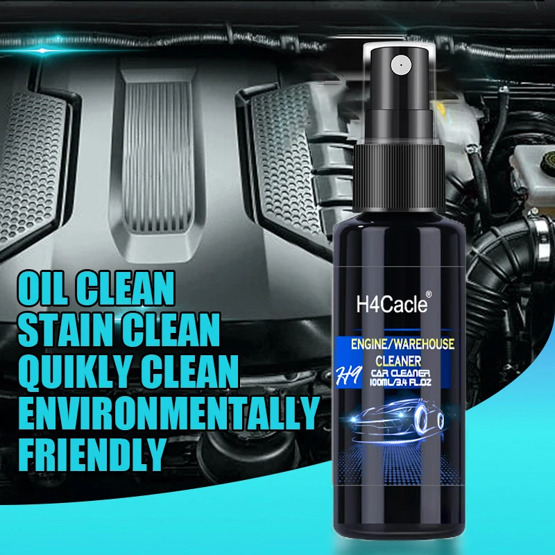 H9 Car Engine Compartment Degreaser Foaming No Wipe Head Water Degreaser Remove Heavy Duty Grease No Wash