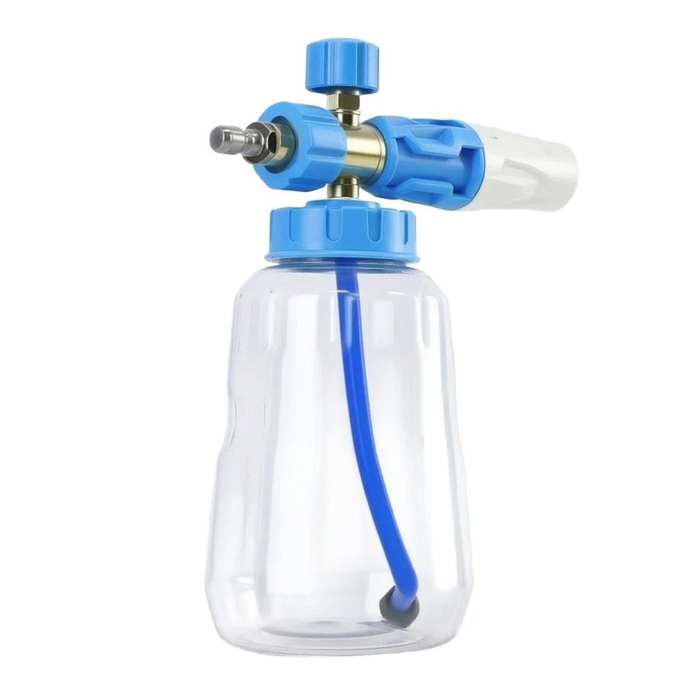 1/4 Inch Quick Connect Foam Container for Pressure Washer with 60 Degree Fan Spray and Fine Foam Particle Output