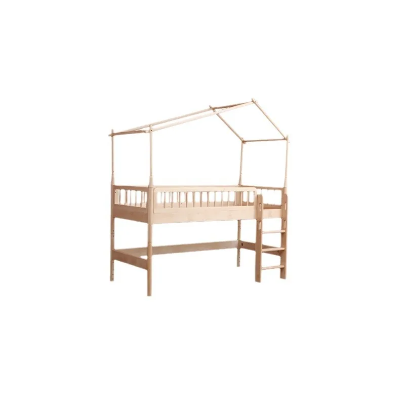 

Manufacturer custom solid wood high and low bed upper and lower combination bed multi-functional children's tree house bed