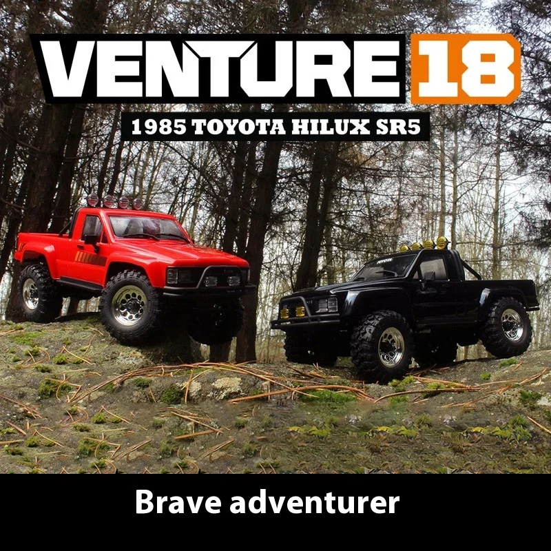 HPI venture remote control brushless simulation 1/18 Toyota HILUXSR5 four-wheel drive off-road climbing car RC gift