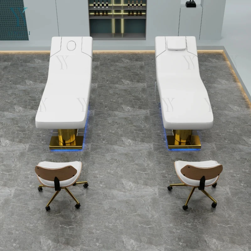 Luxury 3 Motor Massage Table Beauty Salon Furniture Lash Bed Cosmetic Spa Beauty Massage Tattoo Bed