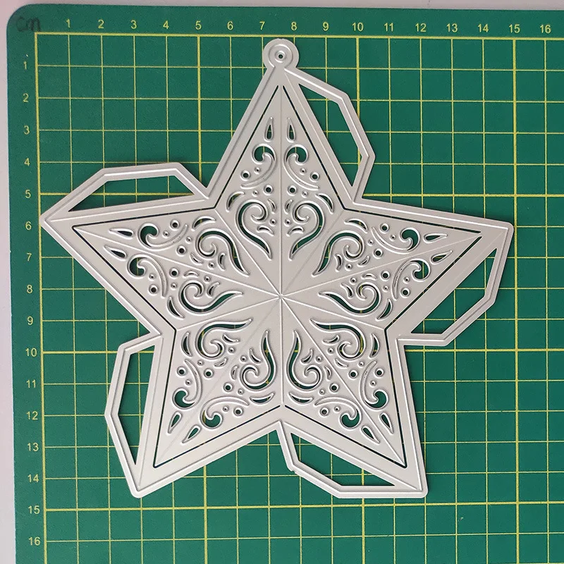 2024 New Christmas Elegant Star Decoration Metal Cutting Dies for DIY Scrapbook Knife Mould Blade Punch Stencil Card Making