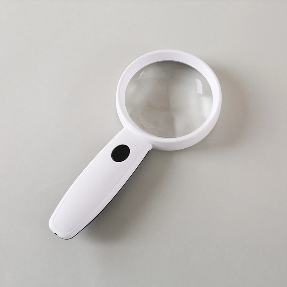 

Magnifier LED Light Distortion Free Images Portable Reading H held Tool for Repairing Magnifying Lens Home Office Use