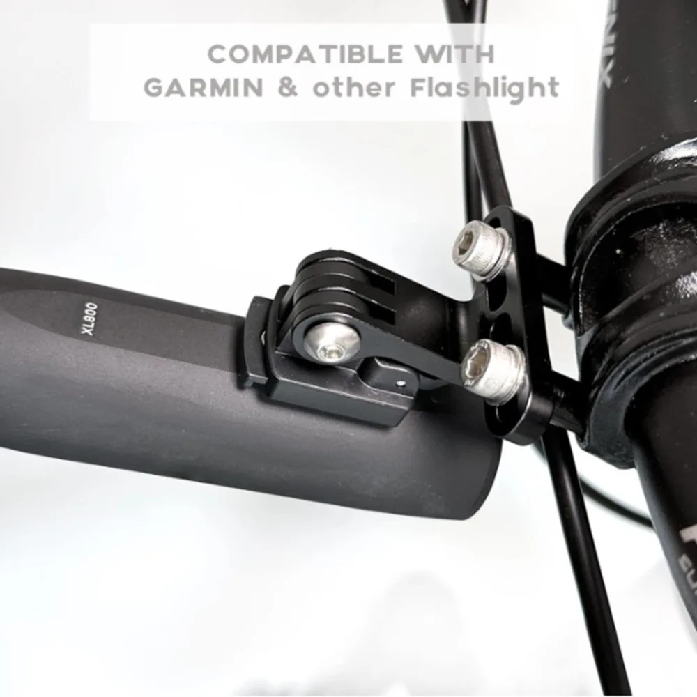 CNC Aluminum MTB Handlebar Mount for Garmin Bike Computer GoPro Phone - view 6