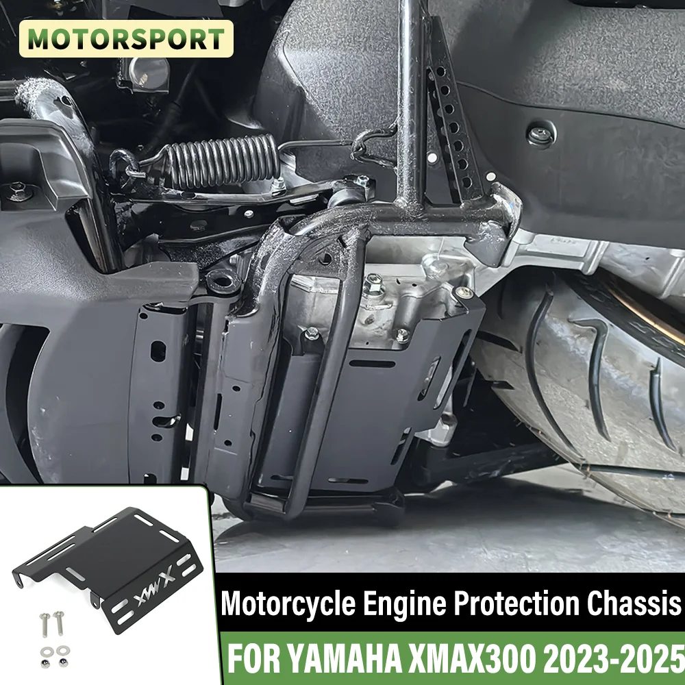 

FOR YAMAHA XMAX300 X-MAX 300 Xmax300 2023 2024 2025 Motorcycle Engine Chassis Skid Plate Guard Expedition Protective Cover Guard