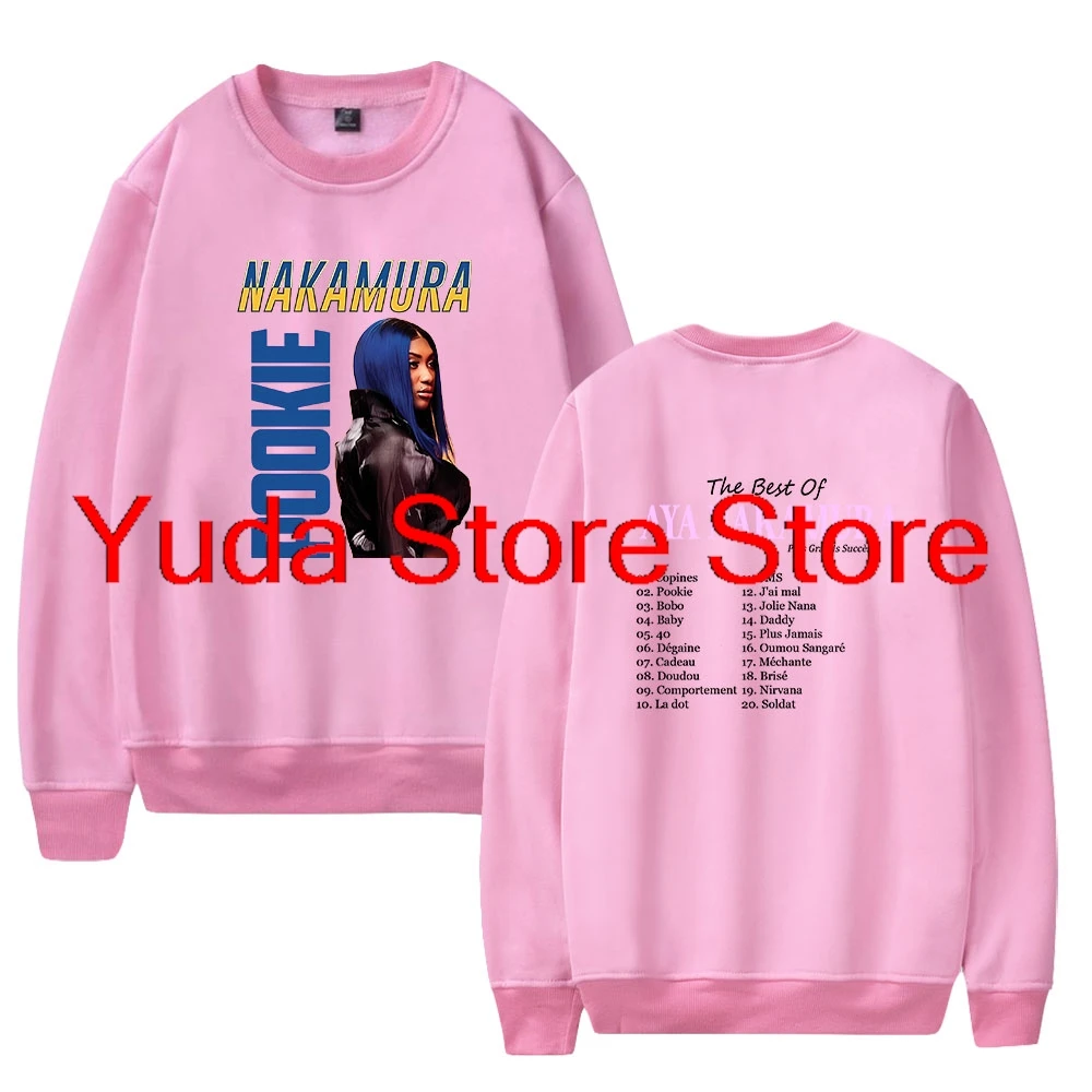 

Aya Nakamura Merch Unisex Crewneck Long Sleeve Streetwear Men Women Sweatshirt Hip Hop Clothes