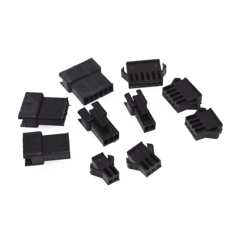 20 Sets/Pcs JST SM2.54 2P/3P/4P/5P/6 Pin Pitch 2.54mm SM Female And Male Wire Connector Housing SM-2P SM-2R